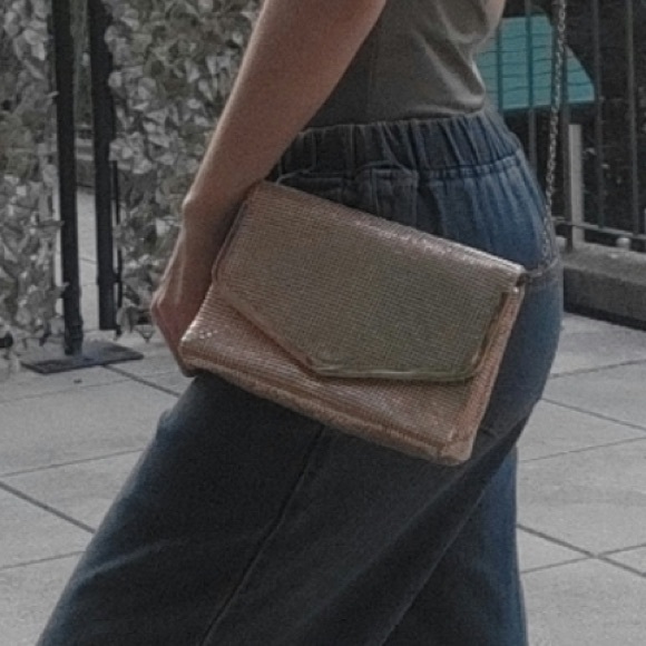 EUC ALDO Gold Clutch - Picture 3 of 16